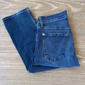 7 For All Mankind Men's Dark Blue Straight Leg Jeans